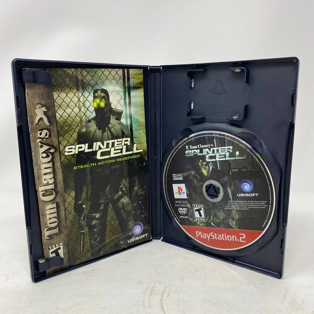 Splinter Cell (PS2) - Complete -‎ Untested - Greatest Hits Case